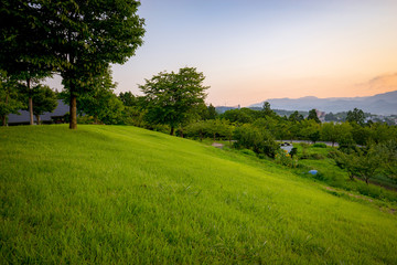 山形 夕日 悠創の丘 デート スポット