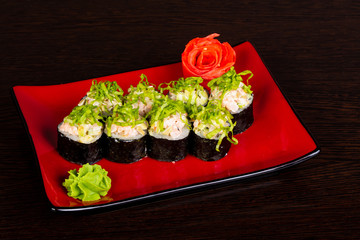 Japanese roll with chicken