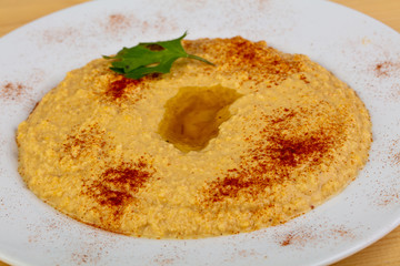 Gurmet humus with paprica