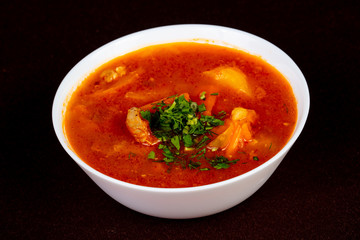 Uzbek shurpa soup