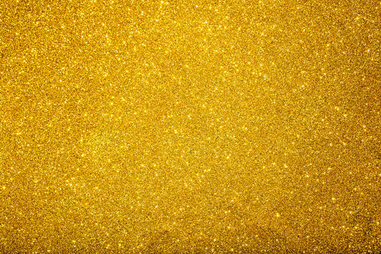 Gold glitter bokeh background for luxury design