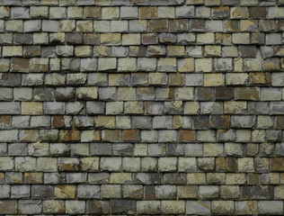 Roof tiles background