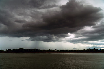 thunder storm sky Rain clouds