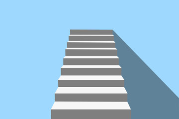 3d stair vector design