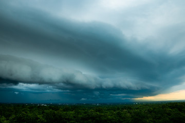 thunder storm sky Rain clouds