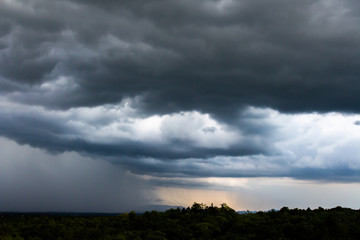 thunder storm sky Rain clouds