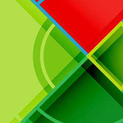 Creative circles geometric abstract background with 3d effect