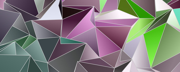Obraz premium Triangular 3d, modern background
