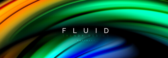 Fluid color motion concept