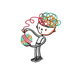 Ordnung in Chaos der Gedanken Gefühe bringen