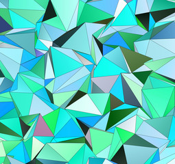 Obraz premium Triangular 3d, modern background