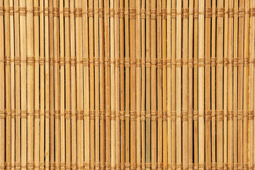 Bamboo mat texture. Natural background