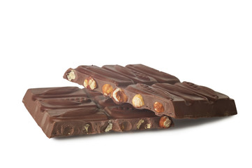 Chopped chocolate bars