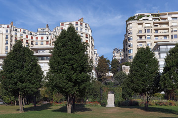 Passy park in Paris