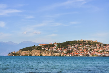 Fototapeta na wymiar Cityscape of Ohrid