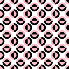 Abstract geometrical circle pattern design background - colored vector graphic