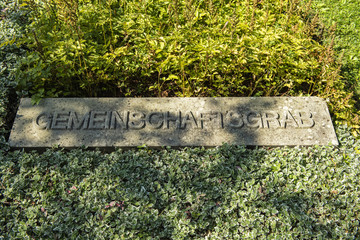 Gemeinschaftsgrab, Friedhof Fluntern, Zürich, Schweiz