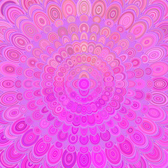 Pink abstract floral mandala background - vector digital art graphic design