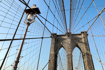 Naklejka premium Nowy Jork Most Brookliński