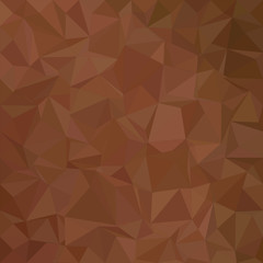 Brown irregular triangle mosaic vector background design