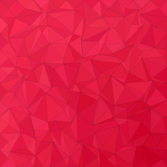 Obraz premium Crimson irregular triangle mosaic vector background design