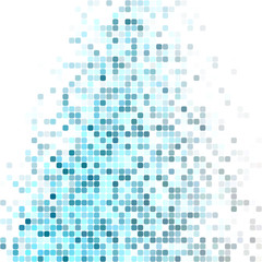 Light blue square mosaic vector background design