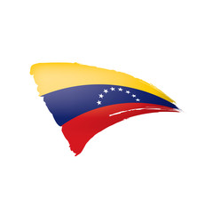 Venezuela flag, vector illustration on a white background.