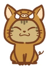 イノシシねこ