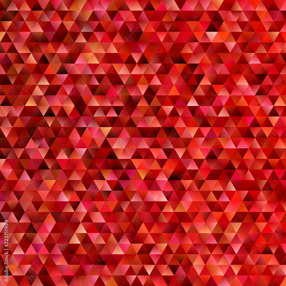 Poster geometric abstract regular triangle mosaic background - gradient polygon vector graphic design from 