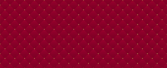 Deep burgundy seamless pattern. Can be used for premium royal party. Luxury template with vintage leather texture wallpaper. Background for invitation card. Saturated royal dark red color backdrop