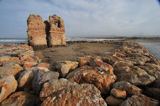monument marsh of torre flavia ladispoli rome