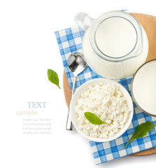 airy products on a white background,