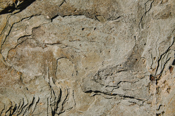 top view of brown rough textured stone