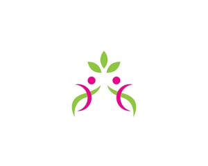Healthy Human logo template