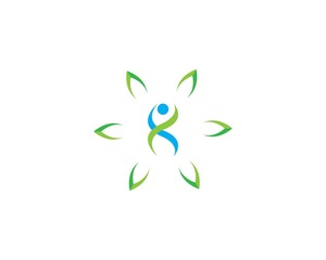 Healthy Human logo template