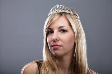 Young Woman With Tiara On Head © Andrey Popov