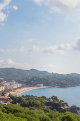 Obraz premium The beaches of Costa Brava in Lloret de Mar, Spain.