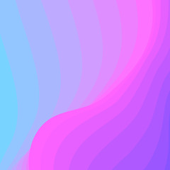 Fototapeta premium Abstract background with purple and blue lines and waves. Background of colorful waves for flyers, brochures, banner, design.