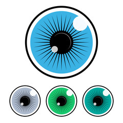 Eye icon. Vector illustration