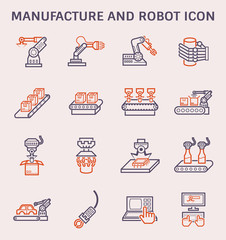 manufacture robot icon
