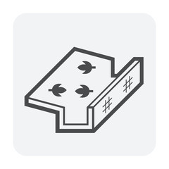 gutter cleaning icon