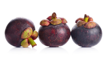 Mangosteen white flesh of the queen of friuts.