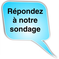 bouton répondez à notre sondage