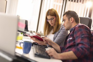 Business people working
