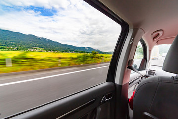 Fototapeta premium 高速道路の景色