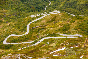 Road to Dalsnibba mountain, Norway