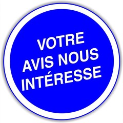 bouton votre avis nous intéresse