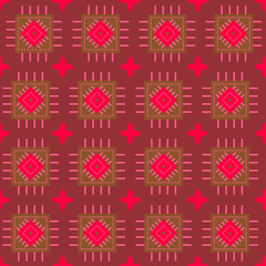 Seamless striped pattern. Ethnic and tribal motifs. Vintage print, texture.Simple ornament. Vector illustration