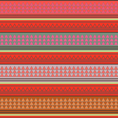 Seamless striped pattern. Ethnic and tribal motifs. Vintage print, grunge texture.Simple ornament. Vector illustration
