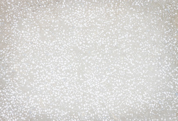 Texture white and gray terrazzo  floor seamless small rock patterns hamper background